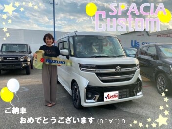 スペーシアカスタムご納車‼おめでとうございます(^・^)★